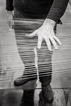 Filage du lin photo sébatien rande