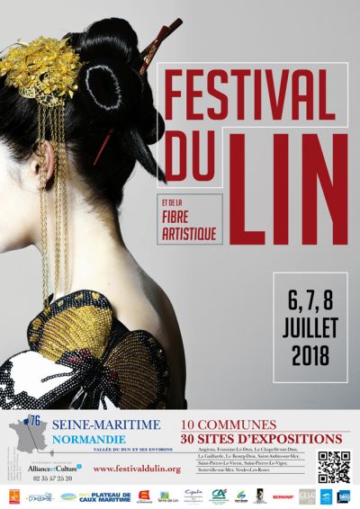 Affiche du Festival du lin 2018