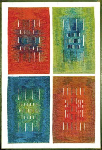 Le lin tissé par Mireille Guérin